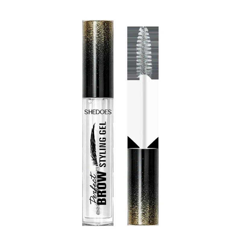 SHEDOES Brow Styling Gel 5ml with precision comb for waterproof, long-lasting natural eyebrow shaping