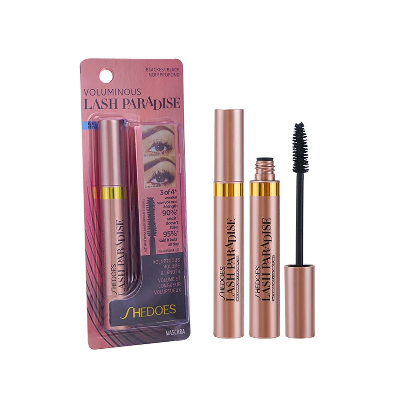 shedoes-4d-mascara-waterproof-volumizing-she-hkpz9zem-1 Shedoes 4D Mascara Waterproof Volumizing & Lengthening - Smudge-Proof Curling Formula Blackest Black 10ml