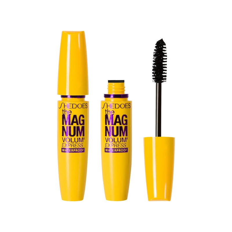 shedoes-waterproof-jumbo-mascara-yellow-she-fuv5g7zh-1 Waterproof Mascara for Volumizing and Lengthening - SHEDOES Yellow Tube Jumbo Mascara Smudge-proof 24H Curl