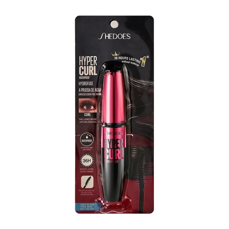 Mascara Waterproof Volumizing and Lengthening 36H Long Lasting Smudge-Proof Eye Makeup